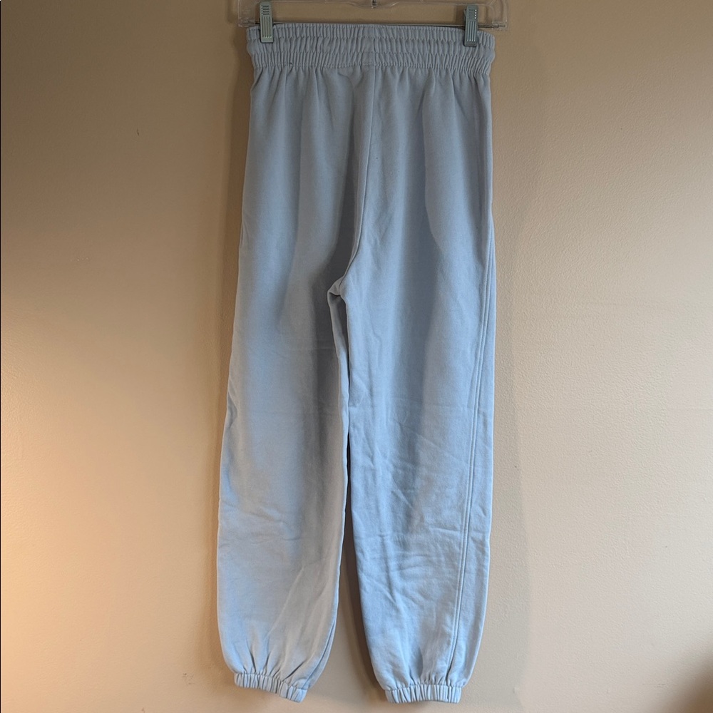 H&M Light Blue Drawstring Jogger Sweatpants - Picture 8 of 8